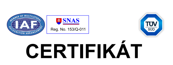 ISO 9001 certifikat