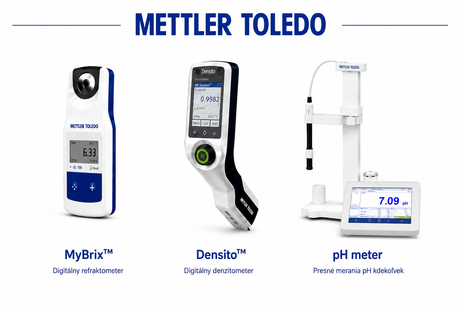 Prístroje METTLER TOLEDO